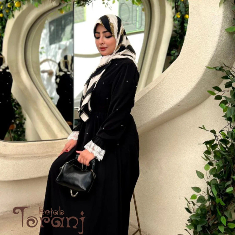 مانتو عبایی مدل روژین