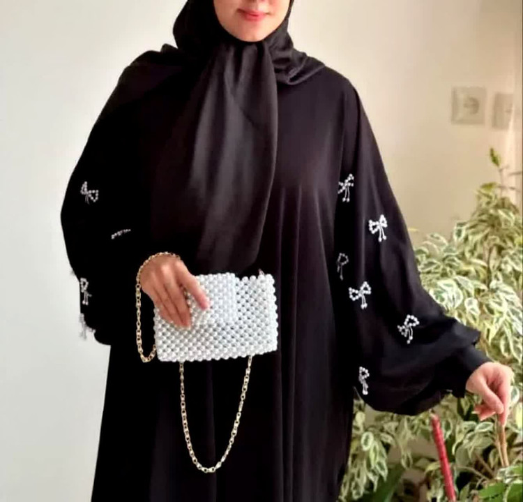 مانتو عبایی پاپیونی