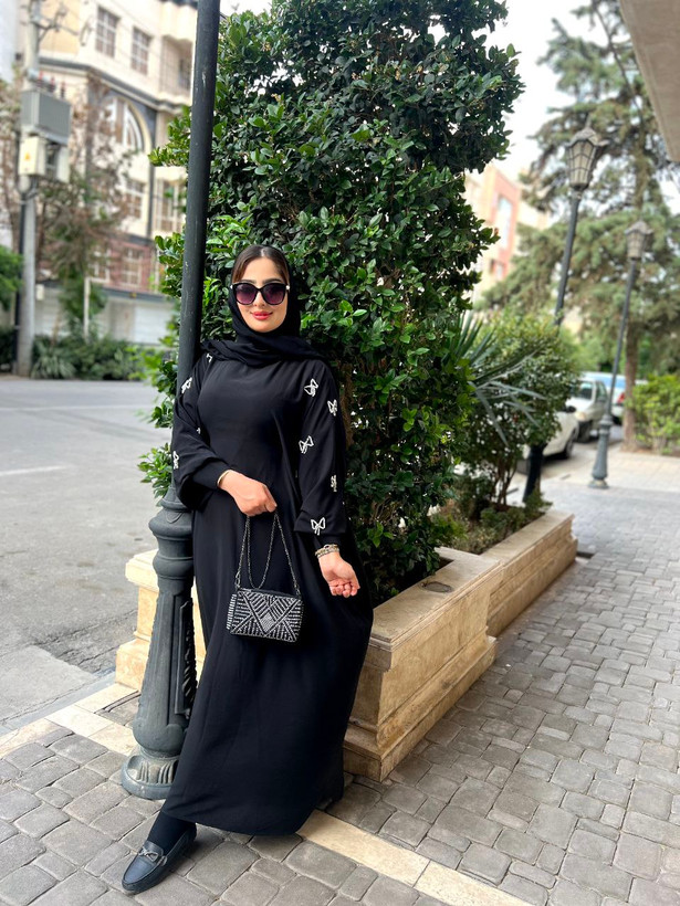 مانتو عبایی پاپیونی