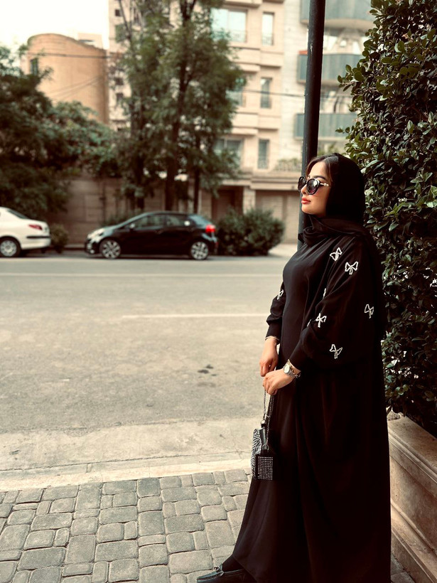 مانتو عبایی پاپیونی