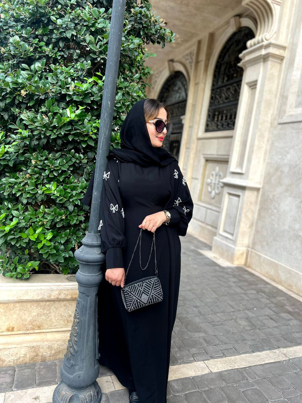 مانتو عبایی پاپیونی