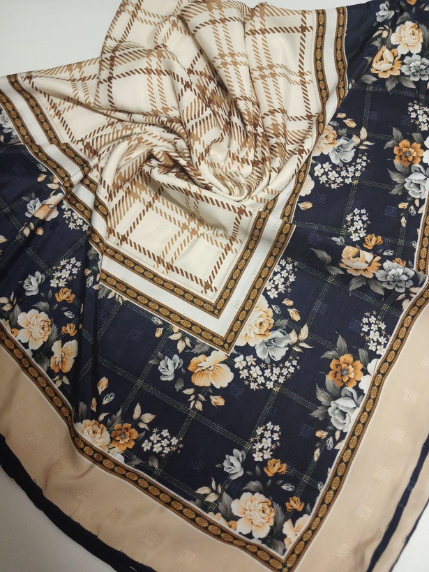 روسری نخ پنبه طرح پناه