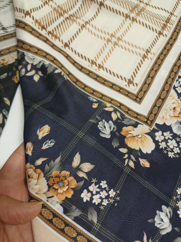 روسری نخ پنبه طرح پناه