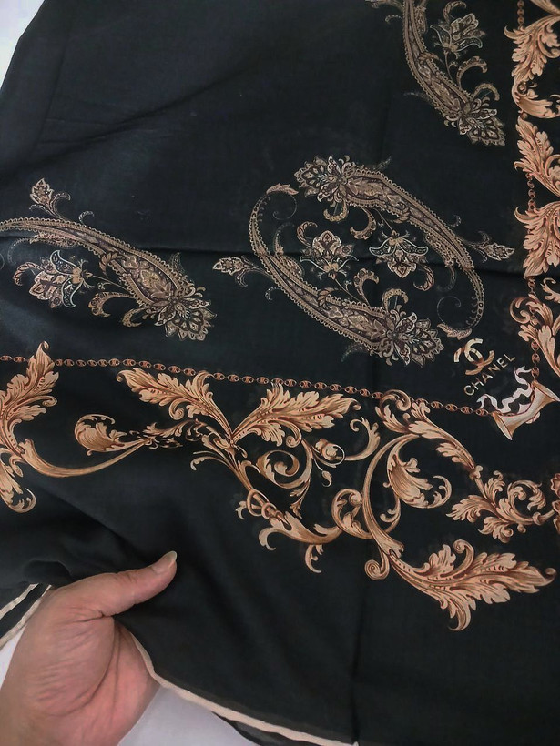 روسری نخ پنبه چَنِل