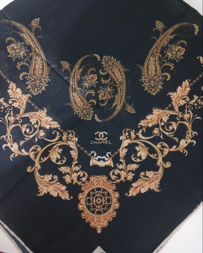 روسری نخ پنبه چَنِل