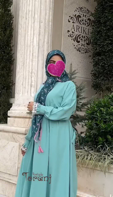 مانتو عبایی مدل روژین