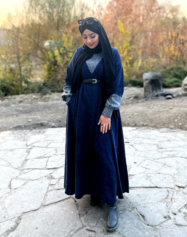 عبا پاییزه مدل خاطره
